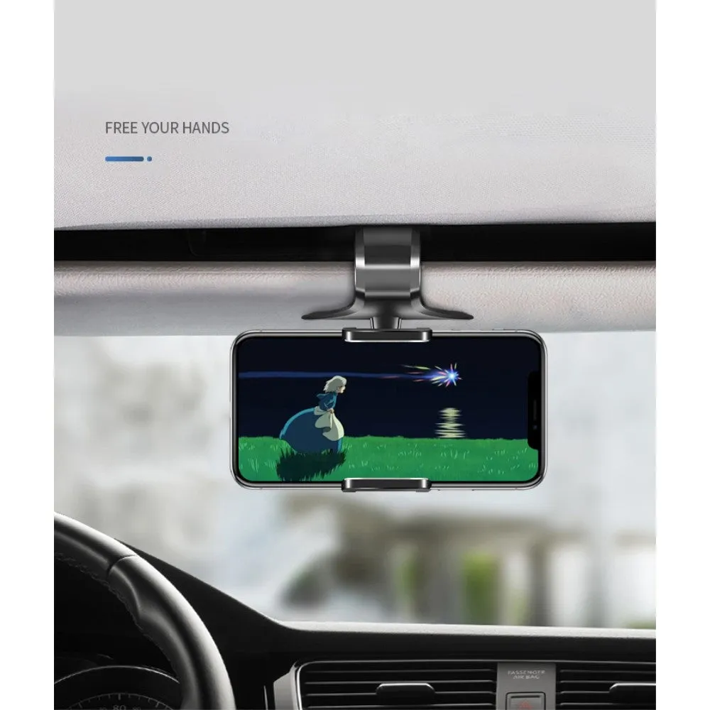 3 in 1 Car GPS Smartphone Holder: Dashboard / Visor Clamp   AC Grid Clip for Gionee M6, Marathon M6 - Black
