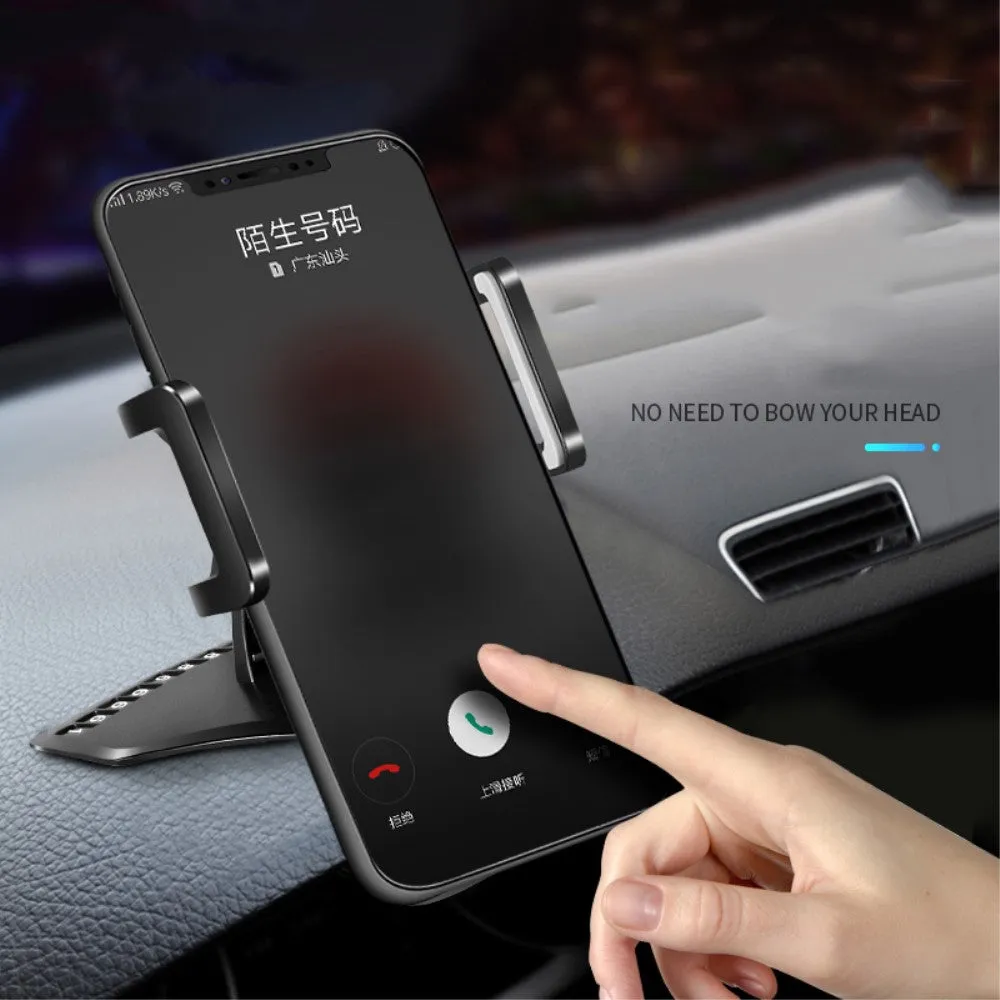 3 in 1 Car GPS Smartphone Holder: Dashboard / Visor Clamp   AC Grid Clip for Gionee Marathon M3 - Black