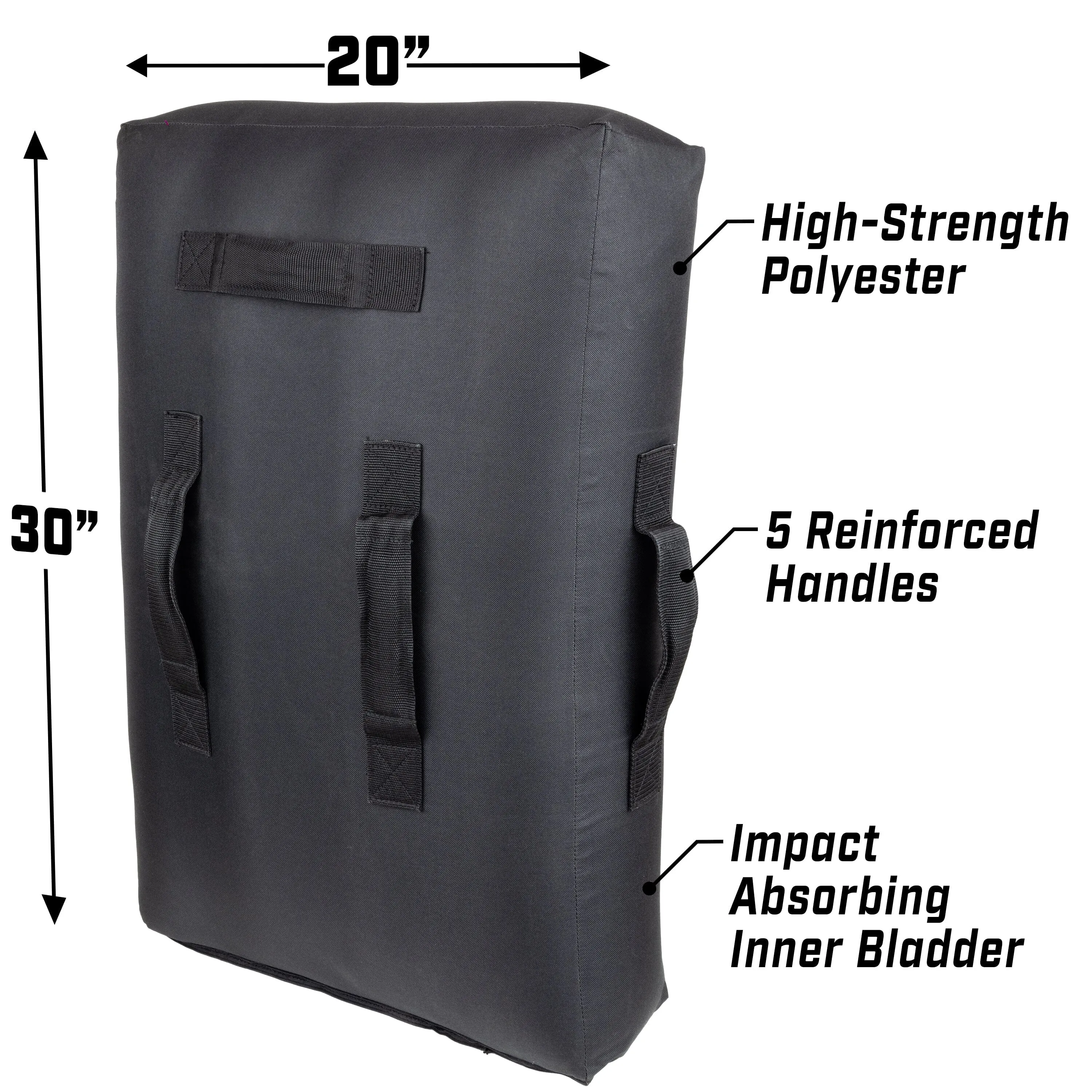 GoSports Inflatable Blocking Pad - Training Equipment for Basketball, Football, Lacrosse, Martial Arts & More - 30" x 20"