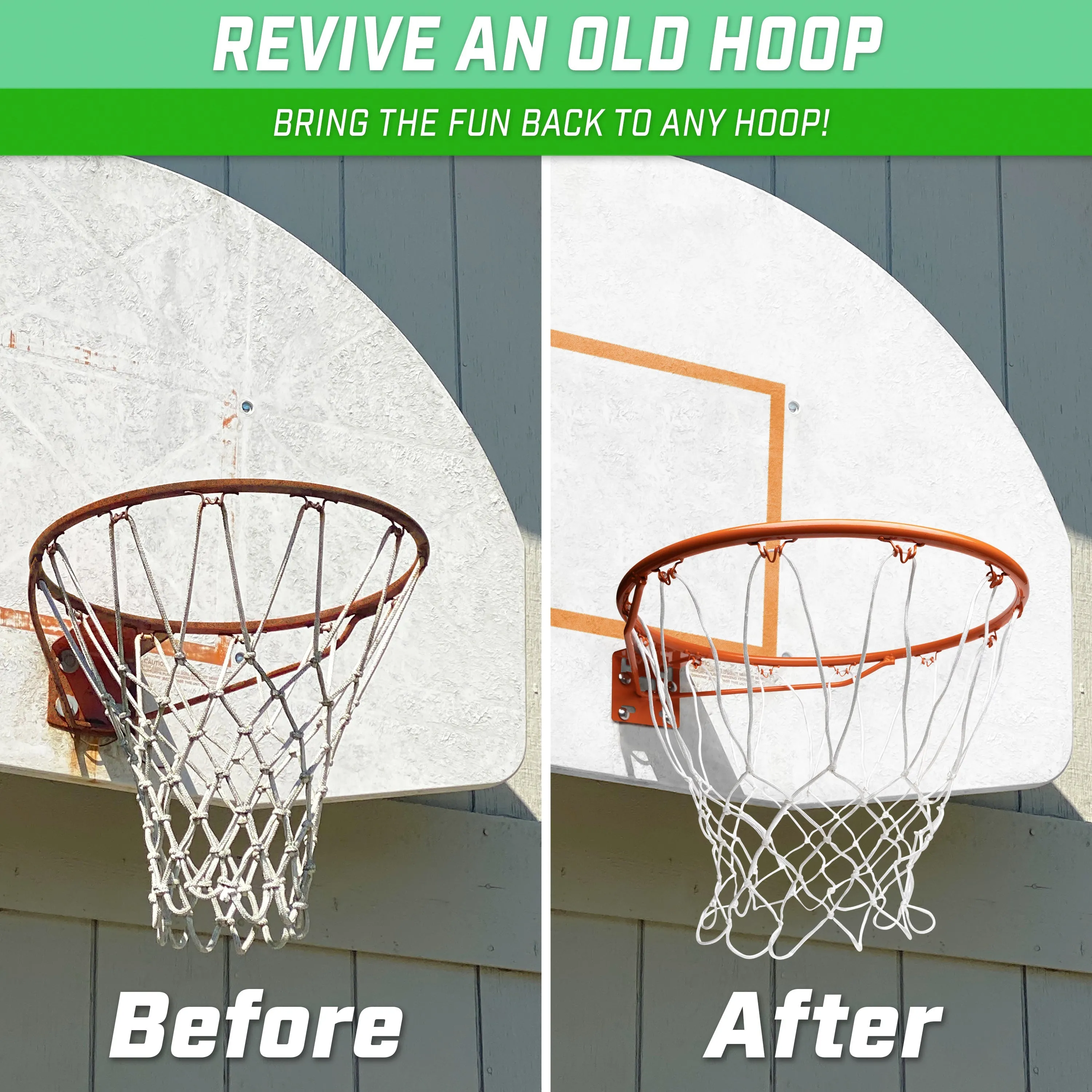 GoSports Universal 18" Steel Replacement Basketball Rim