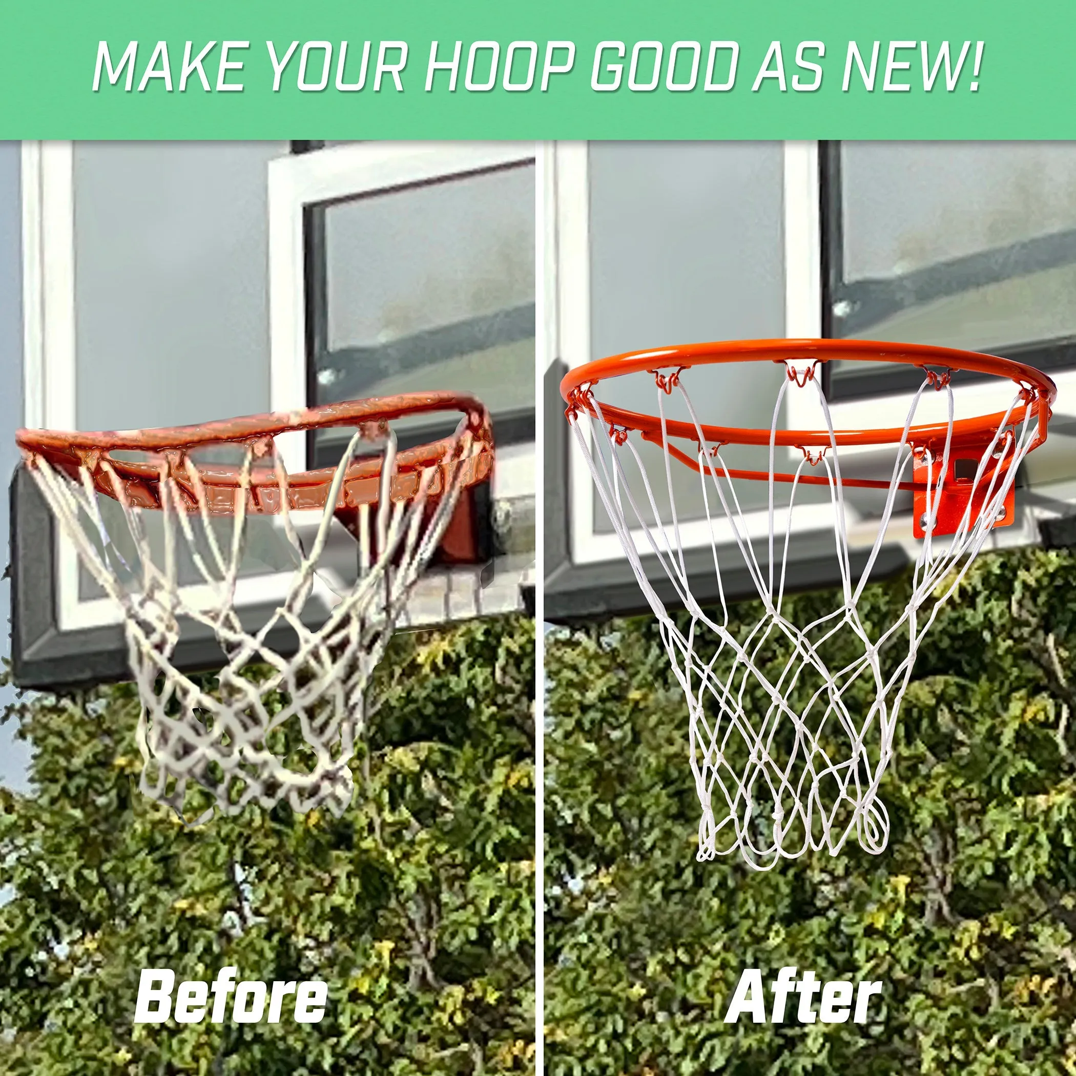 GoSports Universal 18" Steel Replacement Basketball Rim