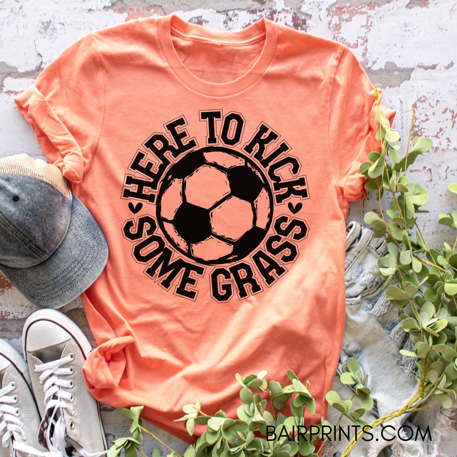 Here to Kick Some Grass T-Shirt