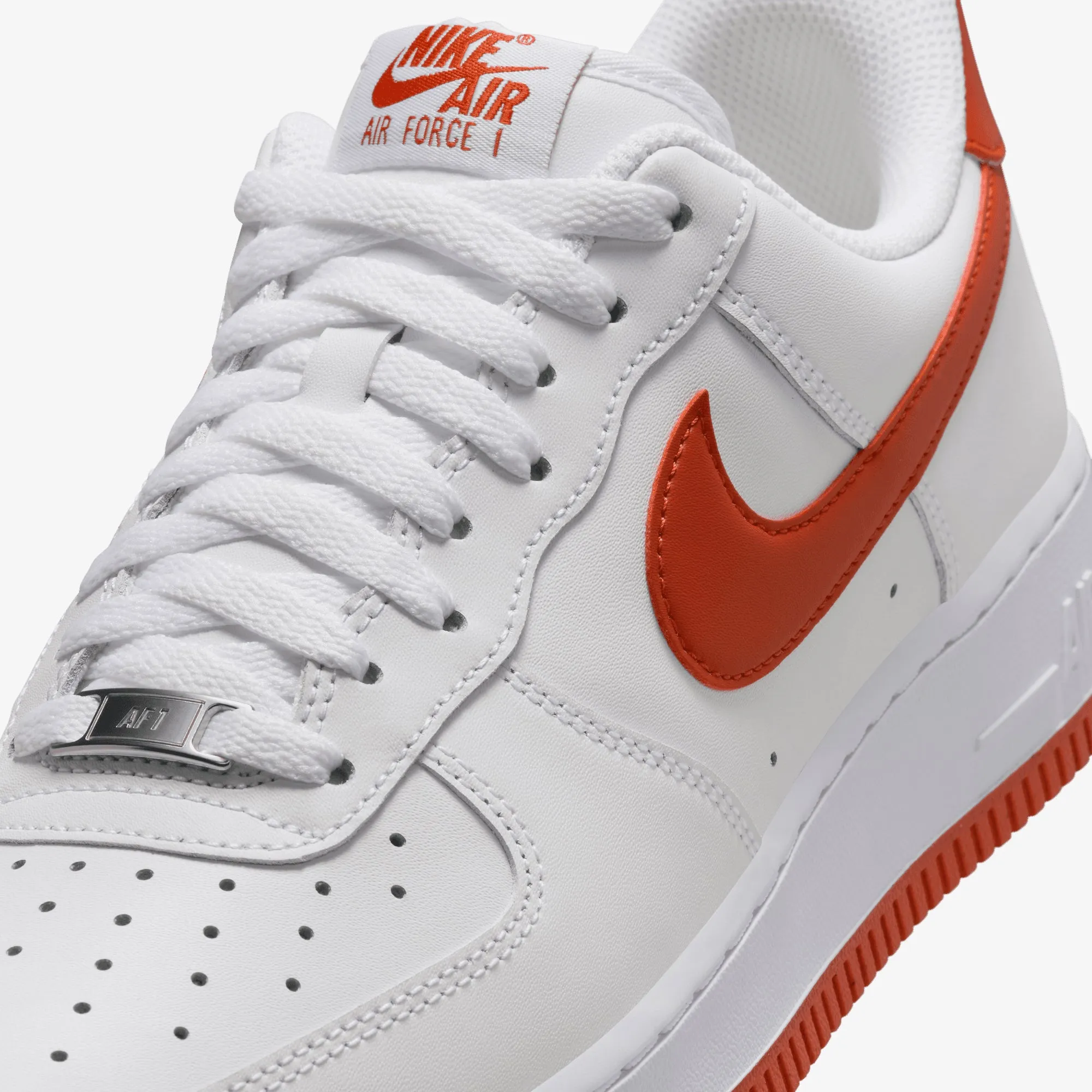NIKE | AIR FORCE 1 '07 { WHITE/DRAGON RED-WHITE
