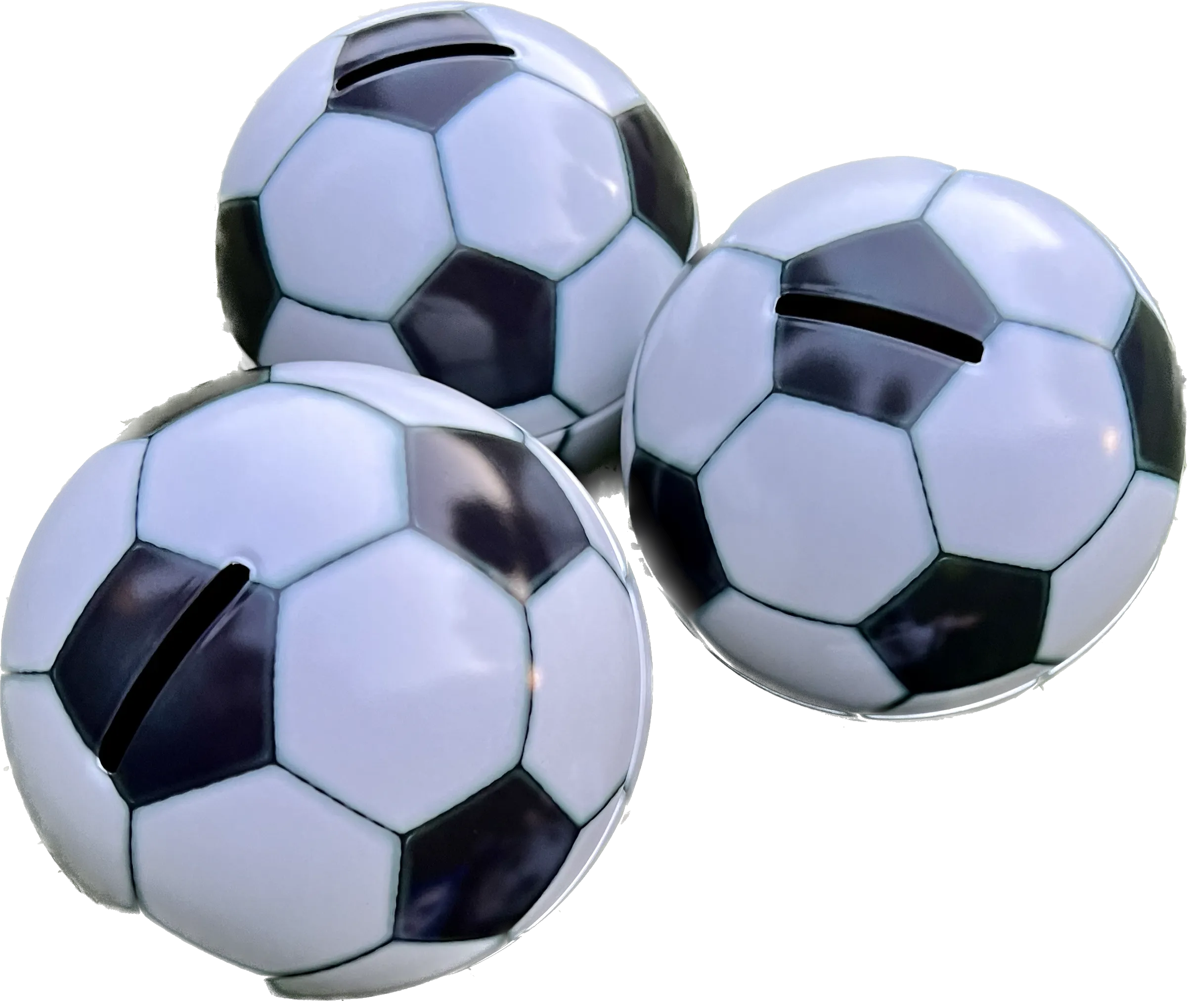 Soccer Ball Tin Money Bank