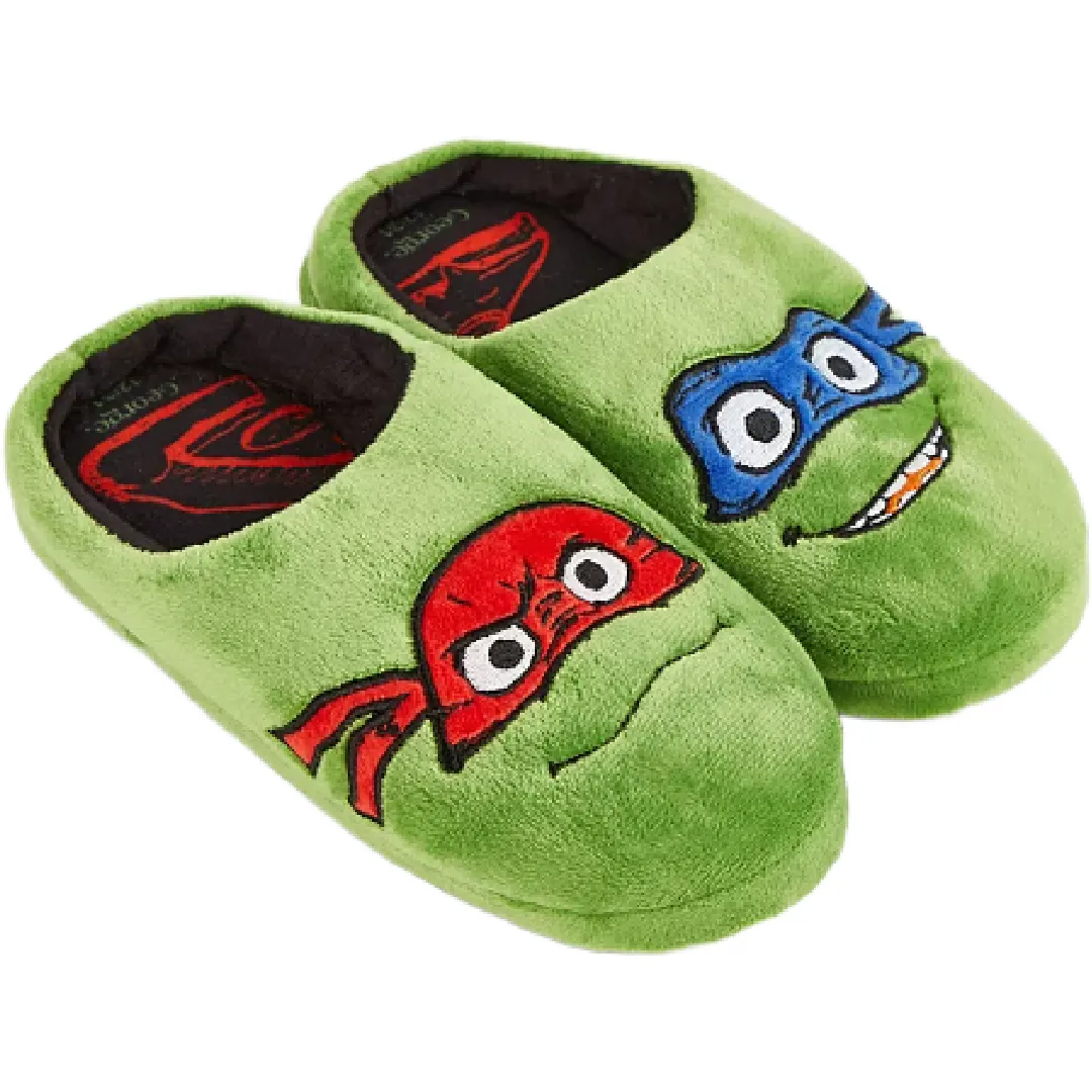 TEENAGE MUTANT NINJA TURTLES Green Slippers